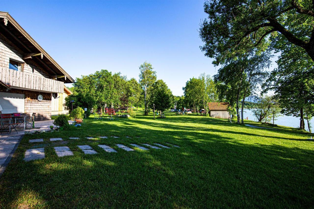 Ferienwohnungen Am Strandbad Chieming Kültér fotó