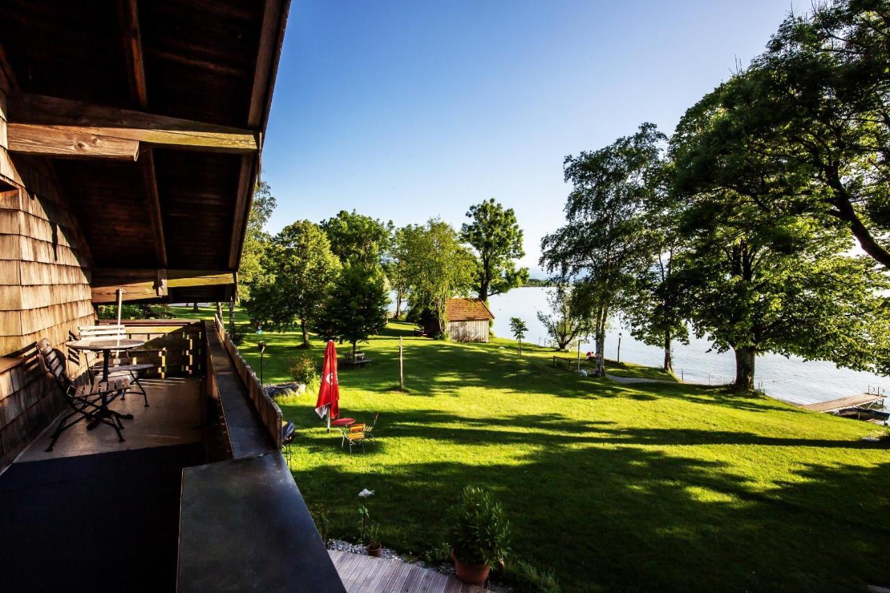 Ferienwohnungen Am Strandbad Chieming Kültér fotó